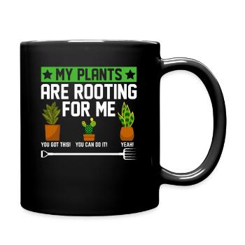 garden allotment hobby gardener - Full Colour Mug - black - Right