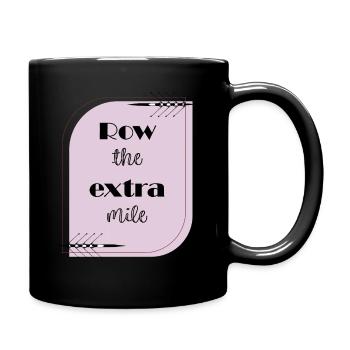 Ramer un kilomètre supplémentaire - Mug uni - noir - Droite