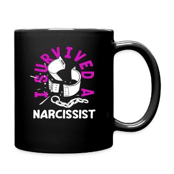 Ich Habe Die Scheidung Von Einem Narzissten - Tasse einfarbig - Schwarz - Rechts