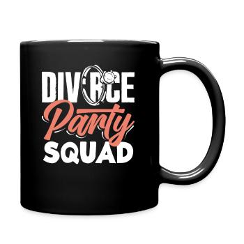Divorce Party Squad Celebration Divorce - Full Colour Mug - black - Right