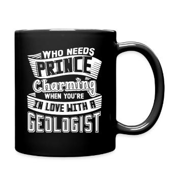Geologist In Love With A Geologist - Full Colour Mug - black - Right