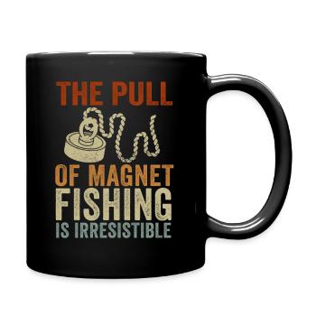 Neodymium Magnet Fishing Magnetic Fisher - Full Colour Mug - black - Right
