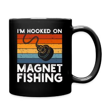 Neodymium Magnet Fishing Magnetic Fisher - Full Colour Mug - black - Right