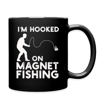 Neodymium Magnet Fishing Magnetic Fisher - Full Colour Mug - black - Right