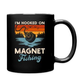 Neodymium Magnet Fishing Magnetic Fisher - Full Colour Mug - black - Right