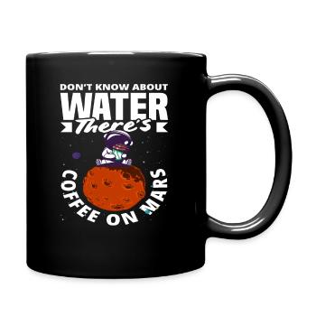Coffee Lover Mars Discovery Adventure - Full Colour Mug - black - Right
