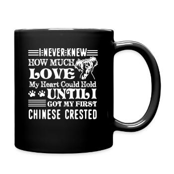 Love Chinese Crested - Full Colour Mug - black - Right