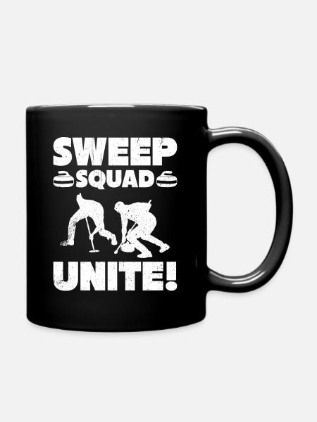 Curling Sport Curling - Tasse einfarbig - Schwarz