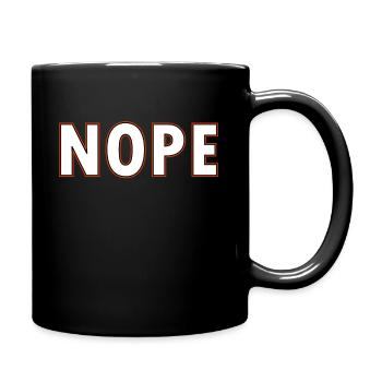 Non - Mug uni - noir - Droite