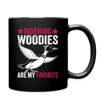 Dicton amusant de chasse au canard pour les chasseurs - Mug uni - noir - Droite