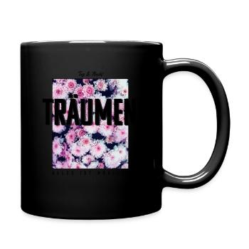 Floral Rêves Fleurs Sauvages Graphique Été Streetwear - Mug uni - noir - Droite
