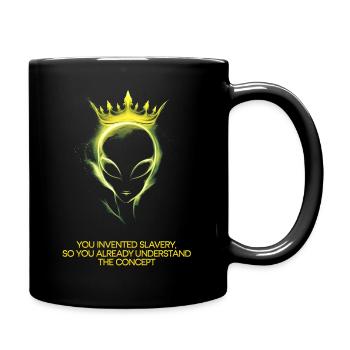 Alien so you already understand the concept - Full Colour Mug - black - Right