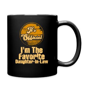 I'm The Favorite Daughter-In-Law - Full Colour Mug - black - Right