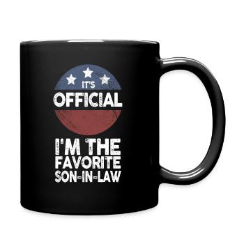 C’est le gendre préféré officiel - Mug uni - noir - Droite