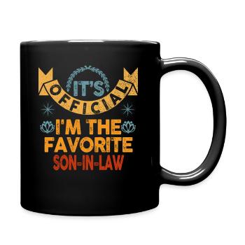 C’est le gendre préféré officiel - Mug uni - noir - Droite