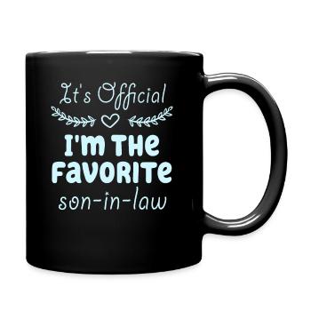 C’est le gendre préféré officiel - Mug uni - noir - Droite