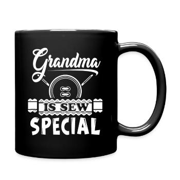 Sewing Grandma Is Sew Special - Full Colour Mug - black - Right