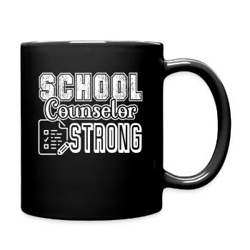 School Counselor Strong School Counselor - Full Colour Mug - black - Right