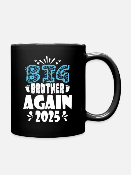Brother Again - Tasse einfarbig - Schwarz
