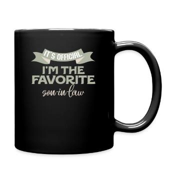 C’est le gendre préféré officiel - Mug uni - noir - Droite