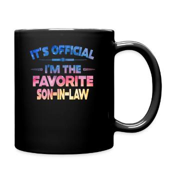 C’est le gendre préféré officiel - Mug uni - noir - Droite
