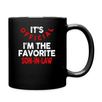 C’est le gendre préféré officiel - Mug uni - noir - Droite