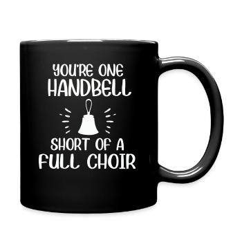 Chor Musik Instrument Handglocke Chor - Tasse einfarbig - Schwarz - Rechts