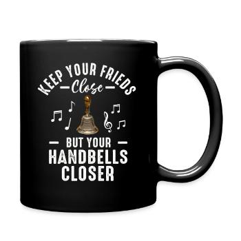 Chorale Instrument de musique Cloche à main Chorale - Mug uni - noir - Droite