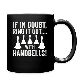 Chorale Instrument de musique Cloche à main Chorale - Mug uni - noir - Droite