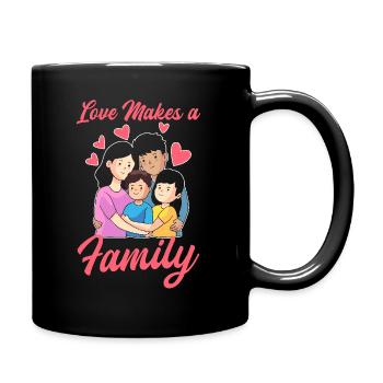Thank You Gifts for Foster Parents - Full Colour Mug - black - Right