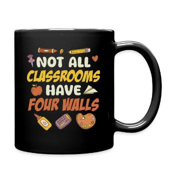 Not All Classrooms Have Four Walls Special - Tasse einfarbig - Schwarz - Rechts