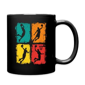 Basketball Basketball player - Full Colour Mug - black - Right