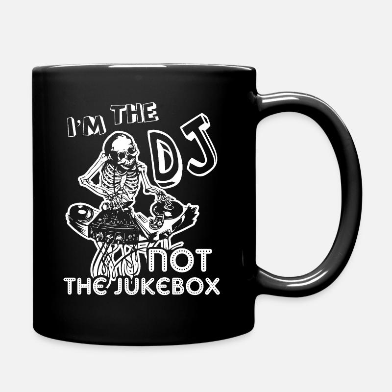 DJ I am The DJ Not The Jukebox - Full Colour Mug - black