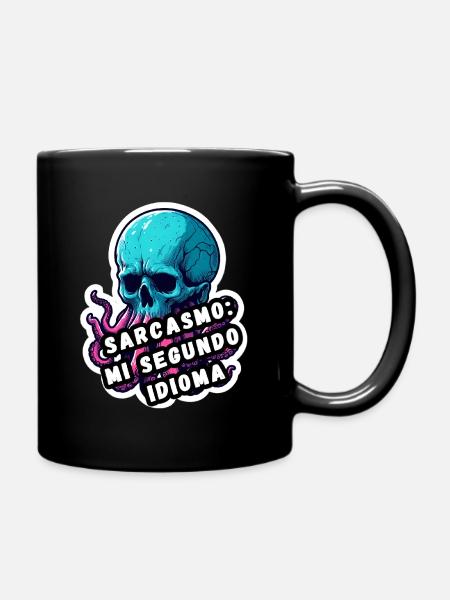 Sarkasmus - Tasse einfarbig - Schwarz