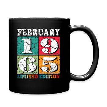 Février 1965 Anniversaire Février 1965 Rétro - Mug uni - noir - Droite