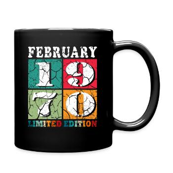 Février 1970| Février 1970 Jubilé 1970 - Mug uni - noir - Droite