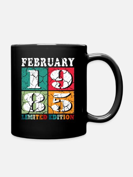 Février 1985| Février 1985 Jubilé 1985 - Mug uni - noir