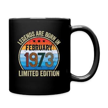 Legends Are Born En Février 1973 Édition Limitée - Mug uni - noir - Droite