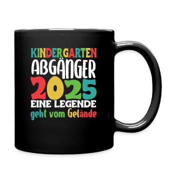 Farewell Children Kindergarten Graduates 2025 - Full Colour Mug - black - Right