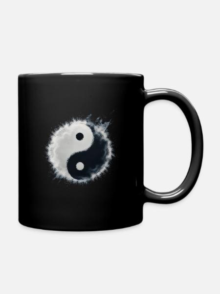 Yin Yang - Mug uni - noir