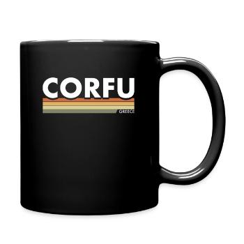 Corfou Grèce Grec - Mug uni - noir - Droite