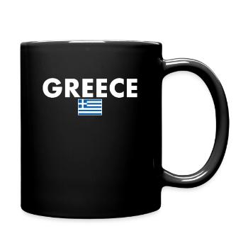 Grèce Grèce Drapeau grec Grec - Mug uni - noir - Droite