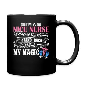 Nicu Nurse I am A Nicu Nurse - Full Colour Mug - black - Right