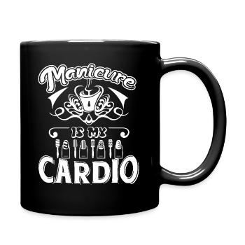 Manicurist Manicure Is My Cardio - Full Colour Mug - black - Right