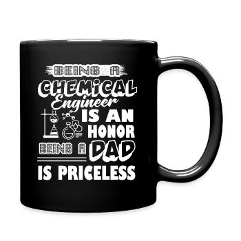 Being A Chemical Engineer Dad - Full Colour Mug - black - Right