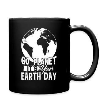 Earth Day It's Your Earth Day - Full Colour Mug - black - Right