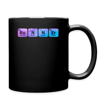 Runner Periodic Table - Tasse einfarbig - Schwarz - Rechts