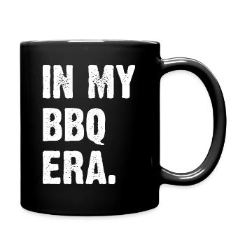À l’époque du barbecue - Mug uni - noir - Droite