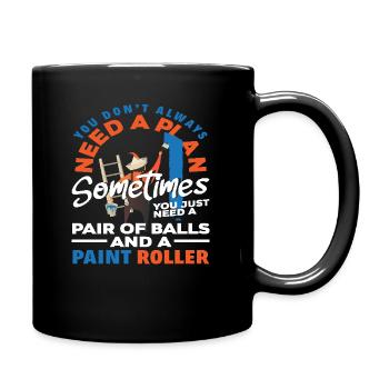 Sometimes you need a painter - Full Colour Mug - black - Right