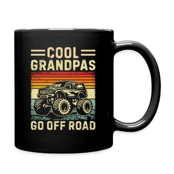 Cool grandpas drive off-road - Full Colour Mug - black - Right